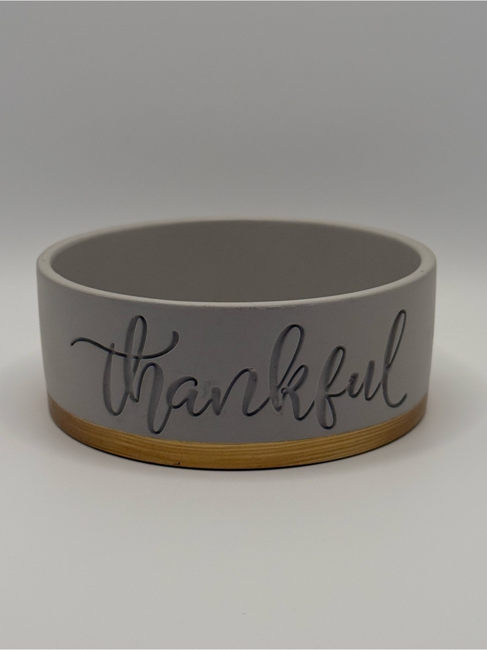 Bath & Body Works Thankful 3-Wick Candle Holder Cream Gold Fall Decor
